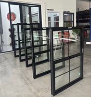 Ventana de Aluminio de Doble Hoja para Edificios Residenciales