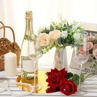 Plateau rond personnalisable pour fêtes, plateau de table, centre de table, plateau à bougies, plateau mural, plateau de table de mariage, plateau rond miroir