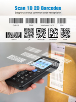 XB-A19 Syble Advance Décodage Dispositif de vérification d'inventaire portable Scanner de codes à barres sans fil 2D avec écran