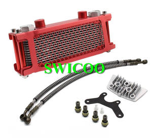 Top Qualité Singe Vélo Pièces Moteur De <span class=keywords><strong>Moto</strong></span> Refroidisseur D'huile De Refroidissement Radiateur Kit pour Singe <span class=keywords><strong>125</strong></span>/140cc Pit Bike - Product Image 4