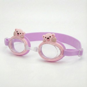 Lunettes de natation pour enfants Bonce Sport Anti-buée, lentilles transparentes étanches, monture en PC/silicone, forme d'animal de dessin animé - Product Image 5