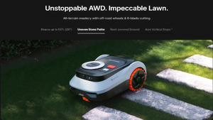 Tondeuse robotisée AWD sans fil avec navigation par vision NRTK, cartographie automatique et contrôle par application pour pelouses domestiques - Product Image 4