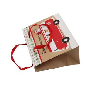 Wholesale Custom Recyclable Kraft Paper <b>Bag</b> with Handle <b>Cheap</b> Price for Promotional Use - Product Image 4