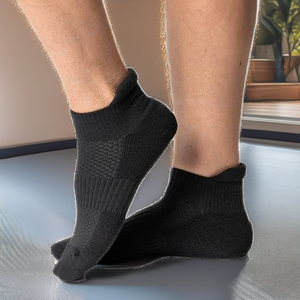 Men's Professional Summer Floral 90% Cotton Yoga <b>Socks</b> Non-Slip Pilates Boneless Terry Sports Fitness <b>Running</b> Knitted High-Crew - Product Image 2