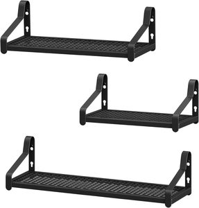 Custom High Quality Household Metal Wall Shelf Metal Laser Cutting Stamping Service Customized Wall-Mounted Metal Display <strong>Racks</strong> - Product Image 2
