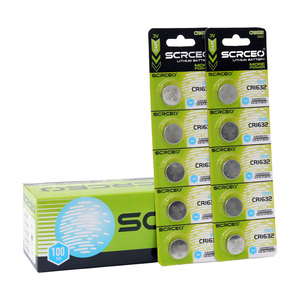 Cuanen <span class=keywords><strong>3.0V</strong></span> CR1632 Lithium di động nút CR1632 Pin cho đồng hồ điều khiển từ xa chìa khóa xe - Product Image 3