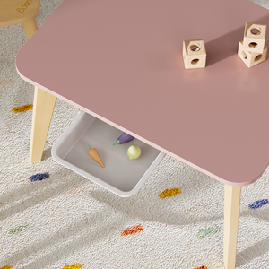Seulement B2B Boori Apprentissage <span class=keywords><strong>Lecture</strong></span> Jouer Tables À Manger Multifonctionnel Petit Stockage En Bois Massif Toddler Enfants <span class=keywords><strong>Table</strong></span> pour Enfants - Product Image 6