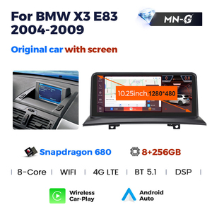 ID8 Radio mobil Stereo tanpa layar 10.25-2004, Radio kontrol suara, pemutar VIDEO mobil Stereo untuk Bmw X3 E83 2009 "<span class=keywords><strong>Android</strong></span> 13 - Product Image 6