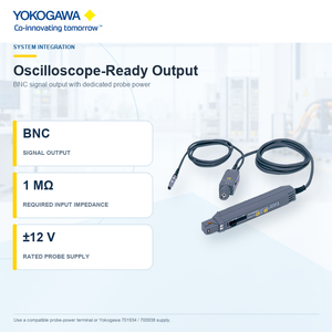YOKOGAWA 701933 โพรบวัดกระแสแบบหนีบ 30 แขน ความถี่สูง 50A 50MHz ความแม่นยำ 1.0% พร้อมหัวต่อ BNC สำหรับออสซิลโลสโคป - Product Image 2