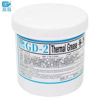 CN1000 berat bersih 1 kg dapat kemasan abu-abu GD-2 konduktif termal plester pasta panas senyawa peredam panas untuk CPU LED GPU