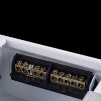 Boîte de commutation électrique LV à 4 voies avec couvercle blanc