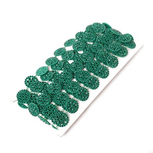 Verde de la forma redonda de <span class=keywords><strong>cristal</strong></span> recorte rhinestone caliente del arreglo rollo de cadena de strass de bandas - Product Image 2