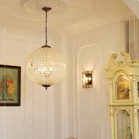 Lustre de plafond LED moderne de luxe, lampe suspendue, globe en cristal, lumière pour la maison, style industriel/minimaliste, pour la décoration de mariage