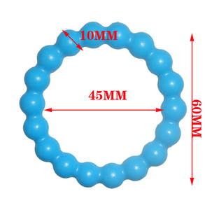 फैक्टरी गर्म बेच Babys खिलौने प्लास्टिक के छल्ले कस्टम मुद्रित प्लास्टिक Buckles Babys खिलौने सामान - Product Image 5