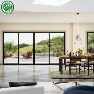 Portes à battants modernes en aluminium et verre avec surface finie pour l'intérieur des villas et l'utilisation sur les balcons - Product Image 5