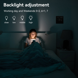 Tuya WiFi 스마트 프로그래밍 가능 MK90 3A/16A 전기/가스 보일러/수도 <span class=keywords><strong>LED</strong></span> 가정용 난방 온도 컨트롤러 - Product Image 5