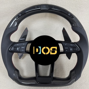 Modification et amélioration du volant en fibre de carbone et cuir avec LED personnalisées DOS pour <span class=keywords><strong>Audi</strong></span> A1 A3 A4L A5 A6L A7 <span class=keywords><strong>Q2</strong></span> Q3 Q5 Q7 - Product Image 1