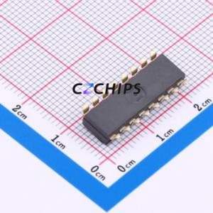 DO-08PT DIP Switch SMD,P=2.54mm Switch Flat Toggle, Raised Type Single Pole Single Throw 8 2.54mm - Product Image 2