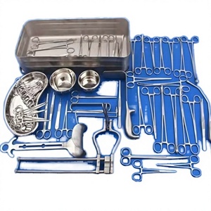 Juego de 50 Instrumentos Quirúrgicos Manuales para Cesárea, Caja de Almacenamiento de Acero Inoxidable, Kit de Cirugía Obstétrica para Hospital - Product Image 2