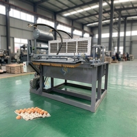 Machine de moulage de pulpe pour barquettes à œufs en papier recyclé Shunfu 380V 50Hz 1000-1200 pièces/heure