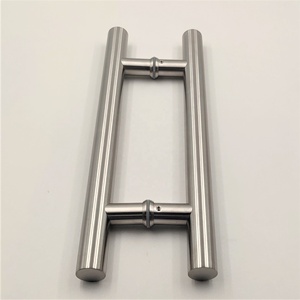 Acier inoxydable 201 personnalisé rond extérieur poignée <span class=keywords><strong>de</strong></span> porte en bois poignée <span class=keywords><strong>de</strong></span> porte avant en métal <span class=keywords><strong>salle</strong></span> <span class=keywords><strong>de</strong></span> <span class=keywords><strong>bain</strong></span> douche Push Pull poignée <span class=keywords><strong>de</strong></span> porte en verre - Product Image 2