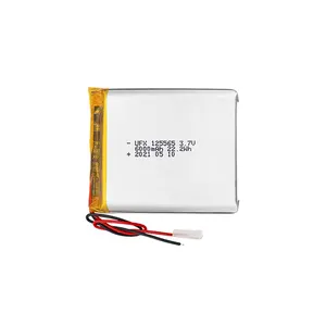 Batterie d'équipement médical UFX 125565 6000mAh 3.7V 3.7V Cellule de batterie au lithium polymère