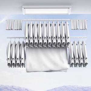 Séchoir à linge électrique intelligent rétractable ultra-fin et invisible pour balcon, télécommandé et automatique - Product Image 4