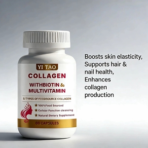 แคปซูลคอลลาเจนผสมวิตามินซีและกรดไฮยาลูโรนิก อาหารเสริมเพื่อความงามและบำรุงข้อต่อ สำหรับสุขภาพผม ผิว เล็บ และกระดูก - Product Image 2