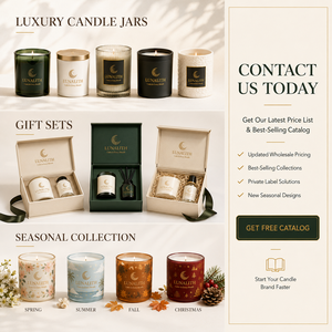 Wholesale Three-Color Glass Soybean Wax Candle with Smokeless Fragrance Wedding and Bar Gift Factory Direct Supply - Product Image 6
