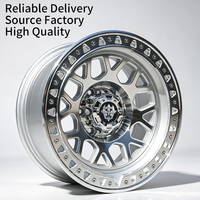 Jantes Flowtone Polies Tout-Terrain 17 Pouces 6x139.7 Monobloc en Alliage d'Aluminium Beadlock Personnalisées pour SUV Lexus Nissan