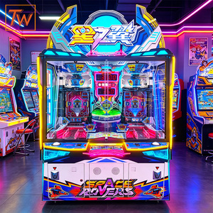 TOPWAY Nouvelle Conception Machine de Jeu Pousse-Pièces 2 Joueurs à Monnayeur Personnalisable pour Centre de Jeux, <span class=keywords><strong>Meilleur</strong></span> Prix - Product Image 5