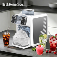Machine à glace pilée automatique 2-en-1 sous comptoir, écologique, pour usage domestique et hôtelier, HONEYICE, capacité 1,5 L, 110V/220V