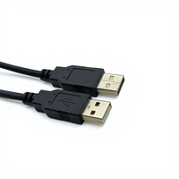 Cable USB 2.0 Estándar COMTON, USB-A Macho a Macho, con Revestimiento de PVC y Conductor de Cobre Libre de Oxígeno para Uso en Computadoras
