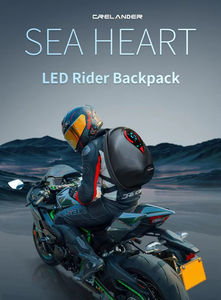 Smart WiFi Connect Custom LED Animation Mochila impermeable Clasificación <span class=keywords><strong>IP64</strong></span> para uso en exteriores/motocicleta Pantalla digital ajustable - Product Image 4