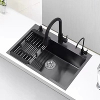 Évier de cuisine moderne multifonction en acier inoxydable avec cuvette passoire Évier de cuisine en acier inoxydable