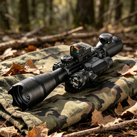 Factory 3-en-1 Scope Combo 4-16X50EG Scope avec Red-Coating Reflex Mini Sight et Green Laser