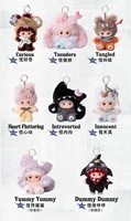 NOUVEAU Pendentif en peluche original Wakuku Whimsy Activated, boîte mystère, figurine anime Viny Face, collection de décoration, cadeau pour enfants