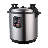 Nouvelle conception, grande capacité, multifonction, cuisinière à pression électrique en acier inoxydable 40L pour la cuisson du bœuf et du mouton