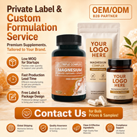 Complément de bien-être en capsules végétales véganes de magnésium à formule complexe OEM personnalisée, haute absorption, 90 capsules, vente en gros