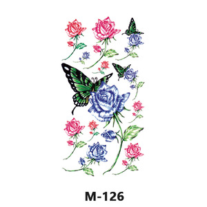 Crea il tuo Logo opera d'arte Design personalizzato <span class=keywords><strong>farfalla</strong></span> adesivo temporaneo tatuaggi - Product Image 6