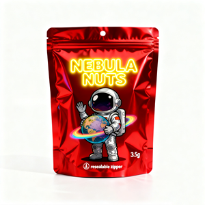 Sacchetti in Plastica Personalizzati, Buste Stand-up da 3,5g, Sacchetti Mylar Fustellati per Caramelle, Buste Riutilizzabili per Alimenti - Product Image 4