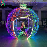 Lampu String Tembaga LED RGB Warna-Warni Desain Baru 2026 Motif Bintang 3D dengan Modul Pixel