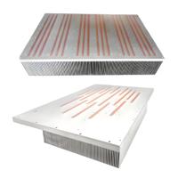 Plaque froide liquide usinée avec précision haute puissance avec ailettes de dissipateur de chaleur Plat de refroidissement par eau en aluminium pour l'électronique industrielle