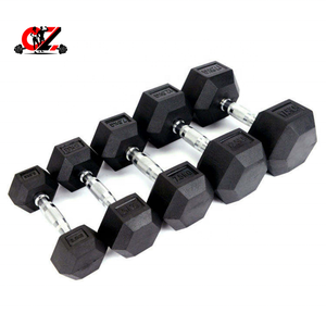 Mancuernas Hexagonales de Hierro Fundido para Gimnasio en Casa, Recubiertas de Goma Antideslizante, Peso Fijo de 1-25 kg, Personalizadas para Fitness en Casa y Entrenamiento Personal - Product Image 2