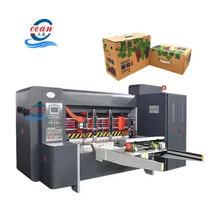 Rotary die cutting machine for corrugated pizza box manufacturing machine