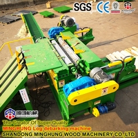 MINGHUNG Machine automatique hydraulique économique pour le décapage de placages, système de couteaux hydrauliques, PLC, moteur 90KW, pompe, roulement facile