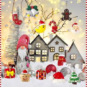 Adornos Navideños de Resina de Alta Calidad, Mini Figuras Sorpresa de Santa Claus, 36 Estilos Aleatorios, Hechos a Mano, Decoración Artesanal, Tamaño Personalizable, Caja de Regalo - Product Image 4