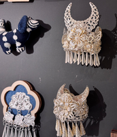 Ornement de réfrigérateur en métal décoratif de style folklorique miniature, fait main, de qualité supérieure, en argent, aimanté, cadeau pour la maison, le bureau, la vente au détail