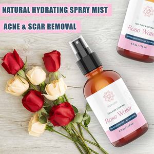 น้ำกุหลาบที่มีคุณภาพสูงสำหรับใบหน้ากุหลาบน้ำสเปรย์น้ำกุหลาบสำหรับโลโก้ของคุณ - Product Image 3