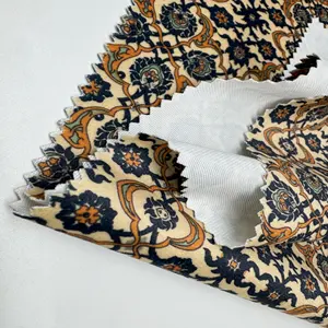 Impresión de tela de terciopelo holandés para tapicería de sofá y cojín